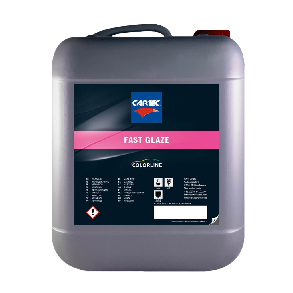 Cartec Colorline Fast Glaze - Cire de finition rapide