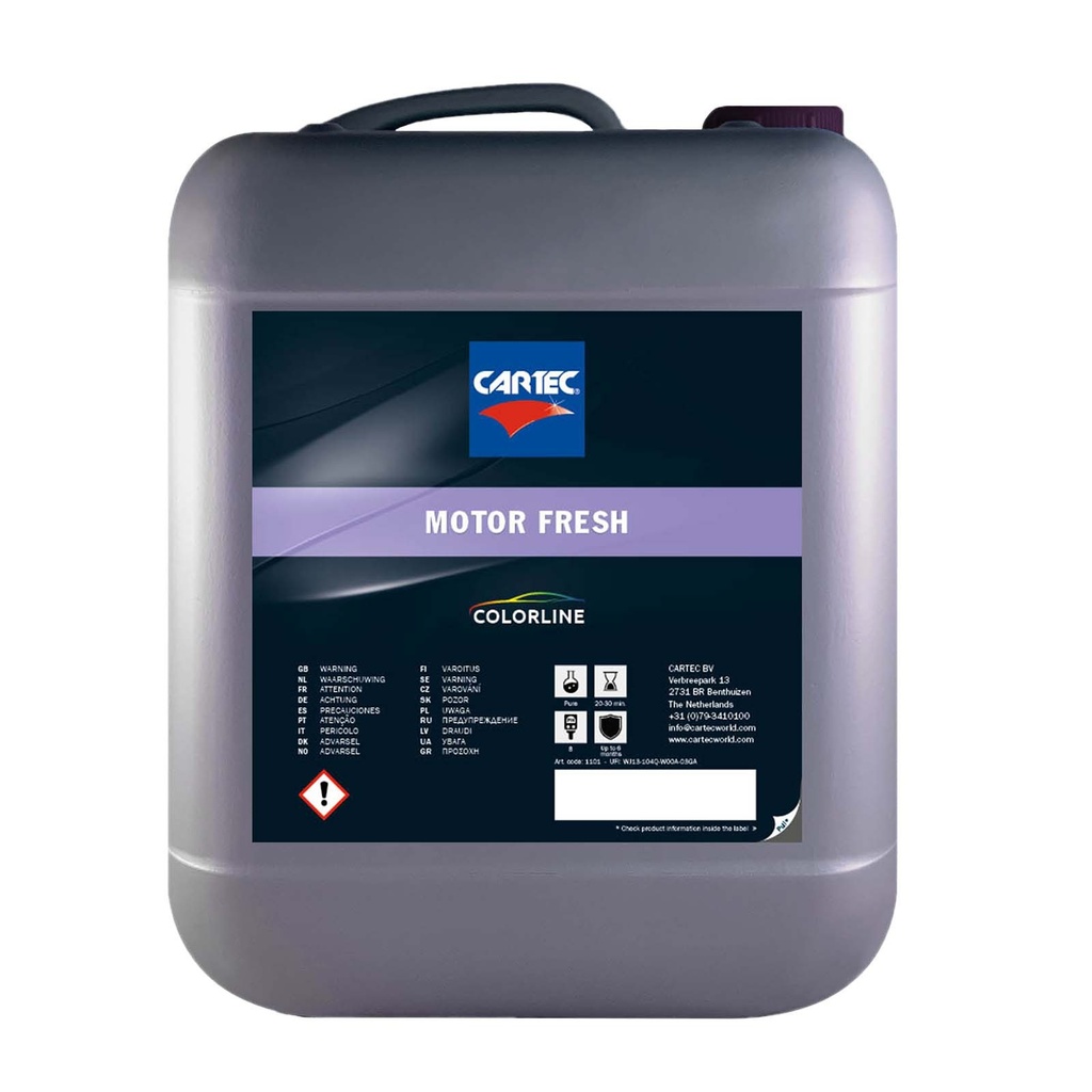 Cartec Colorline Motor Fresh - Dressing Moteur - Sans silicone