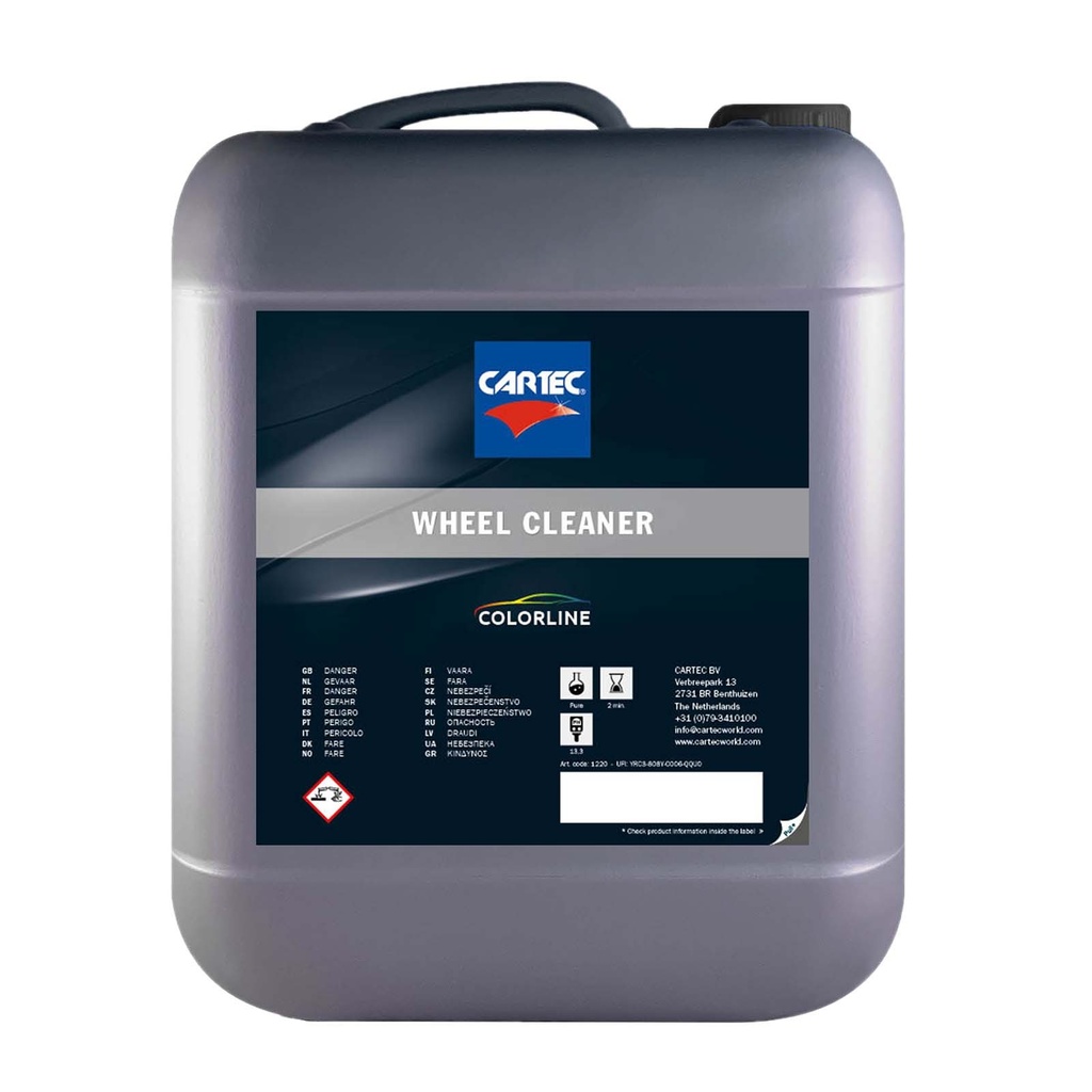Cartec Colorline Wheel Cleaner - Nettoyant Jantes